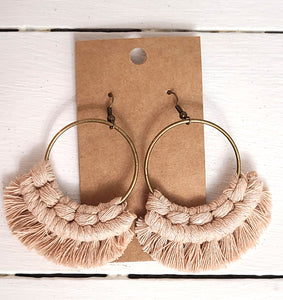 On the Fringe Earrings- Large