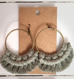 On the Fringe Earrings- Large